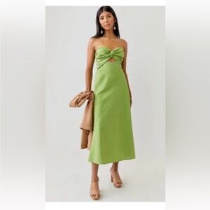 NWT - FRANCESCA COLLECTION • Audrey Paris Green twist peek a boo